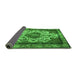 Sideview of Oriental Green Industrial Rug, urb1749grn