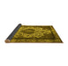 Sideview of Oriental Yellow Industrial Rug, urb1749yw