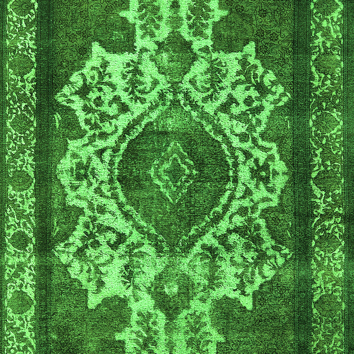 Oriental Green Industrial Rug, urb1749grn