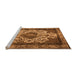 Sideview of Machine Washable Oriental Orange Industrial Area Rugs, wshurb1749org