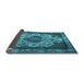 Sideview of Oriental Light Blue Industrial Rug, urb1749lblu