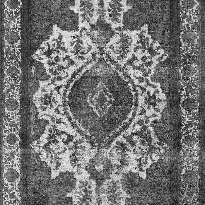 Machine Washable Oriental Gray Industrial Rug, wshurb1749gry