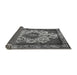 Sideview of Oriental Gray Industrial Rug, urb1749gry