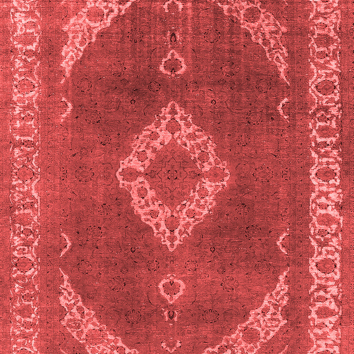 Machine Washable Oriental Red Industrial Rug, wshurb1750red