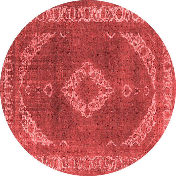 Machine Washable Oriental Red Industrial Rug, wshurb1750red