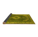 Sideview of Oriental Yellow Industrial Rug, urb1750yw