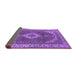 Sideview of Oriental Purple Industrial Rug, urb1750pur