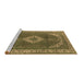 Sideview of Machine Washable Oriental Brown Industrial Rug, wshurb1750brn