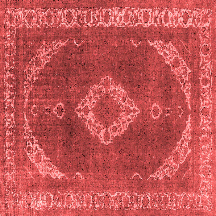 Machine Washable Oriental Red Industrial Rug, wshurb1750red