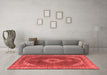 Industrial Red Washable Rugs