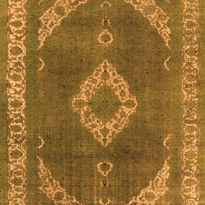 Machine Washable Oriental Orange Industrial Area Rugs, wshurb1750org