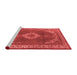 Industrial Red Washable Rugs