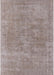 Mid-Century Modern Silver Pink Oriental Rug, urb1751