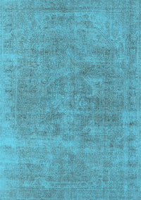 Oriental Light Blue Industrial Rug, urb1751lblu