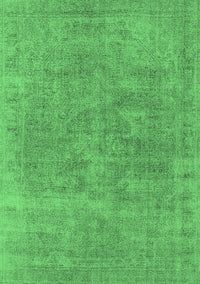 Oriental Emerald Green Industrial Rug, urb1751emgrn