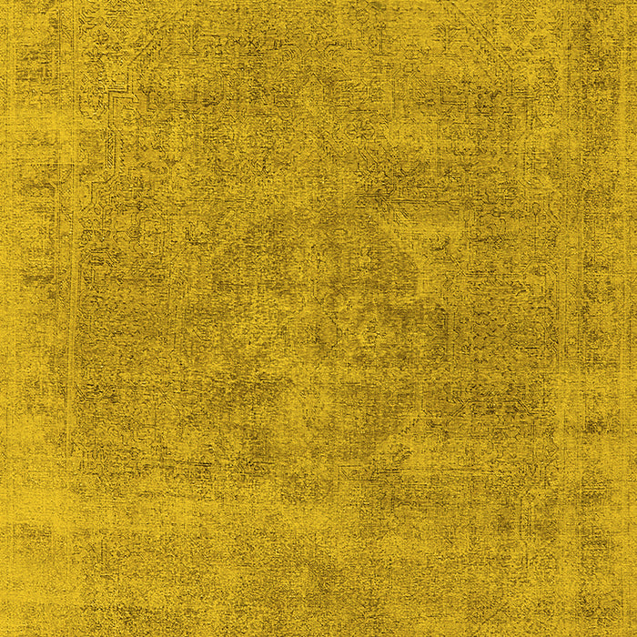 Oriental Yellow Industrial Rug, urb1751yw