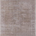 Square Mid-Century Modern Silver Pink Oriental Rug, urb1751