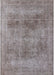 Mid-Century Modern Mauve Taupe Purple Oriental Rug, urb1752