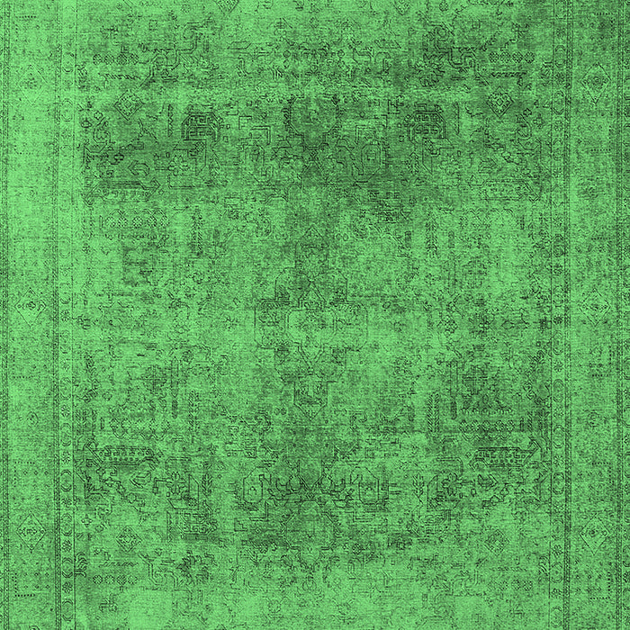 Oriental Emerald Green Industrial Rug, urb1752emgrn