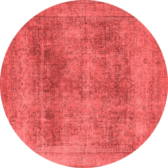 Machine Washable Oriental Red Industrial Rug, wshurb1752red
