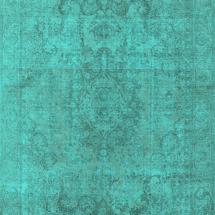 Oriental Turquoise Industrial Rug, urb1753turq