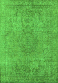 Oriental Green Industrial Rug, urb1753grn