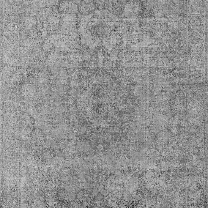 Machine Washable Oriental Gray Industrial Rug, wshurb1753gry