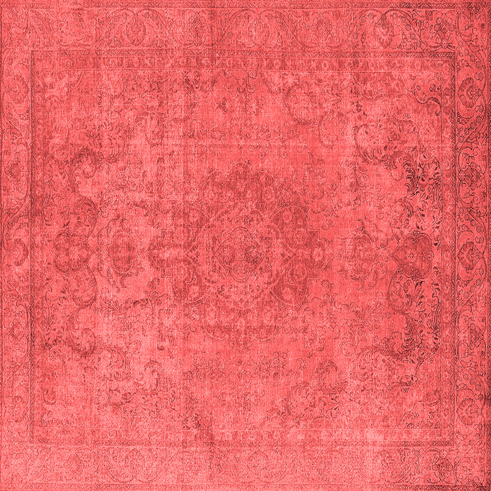 Machine Washable Oriental Red Industrial Rug, wshurb1753red