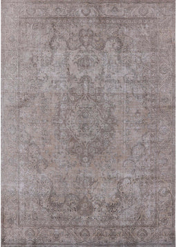 Mid-Century Modern Rose Purple Oriental Rug, urb1753