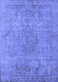 Oriental Blue Industrial Rug, urb1753blu