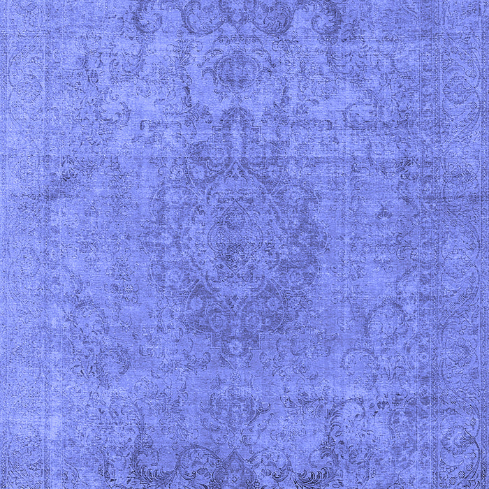 Oriental Blue Industrial Rug, urb1753blu