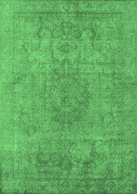 Oriental Emerald Green Industrial Rug, urb1753emgrn