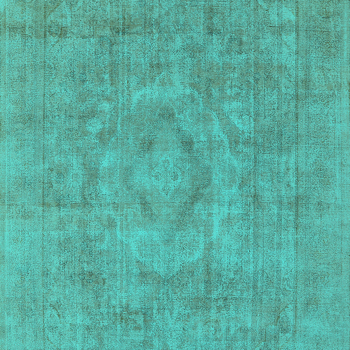 Oriental Turquoise Industrial Rug, urb1754turq