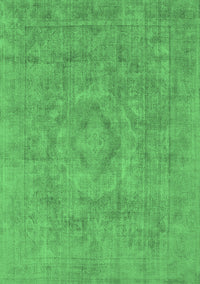 Oriental Emerald Green Industrial Rug, urb1754emgrn