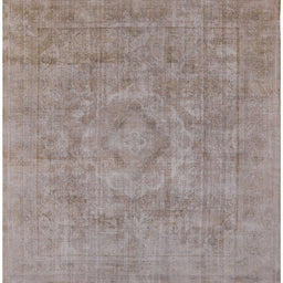 Square Machine Washable Industrial Modern Rose Dust Purple Rug, wshurb1754