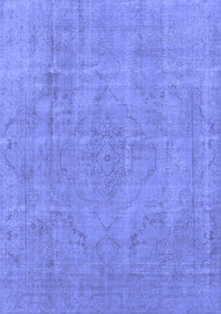 Oriental Blue Industrial Rug, urb1755blu