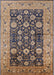 Mid-Century Modern Purple Oriental Rug, urb1756