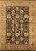 Oriental Brown Industrial Rug, urb1756brn