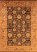 Machine Washable Oriental Orange Industrial Area Rugs, wshurb1756org