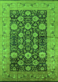 Oriental Green Industrial Rug, urb1756grn