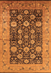 Oriental Orange Industrial Rug, urb1756org