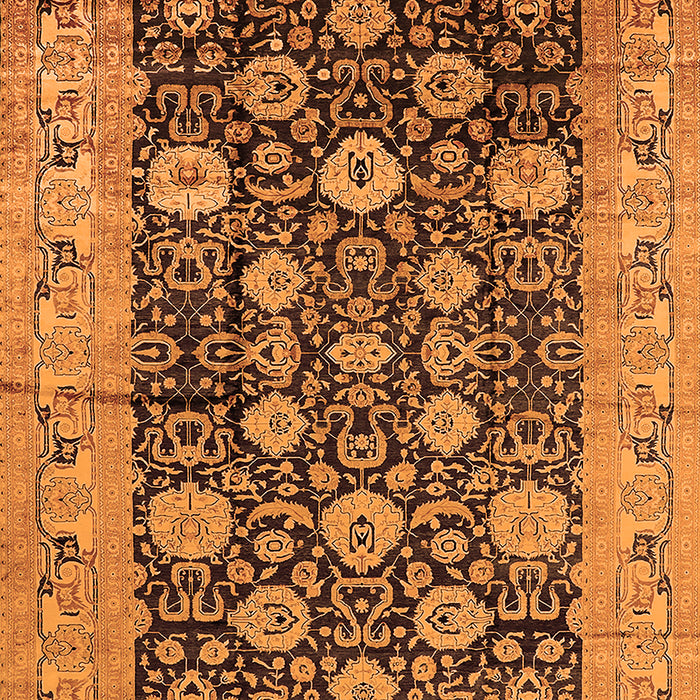 Oriental Orange Industrial Rug, urb1756org