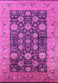 Oriental Pink Industrial Rug, urb1756pnk