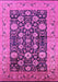 Oriental Pink Industrial Rug, urb1756pnk