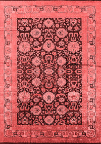 Oriental Red Industrial Rug, urb1756red