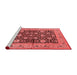 Industrial Red Washable Rugs