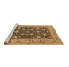 Sideview of Machine Washable Oriental Brown Industrial Rug, wshurb1756brn