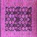 Square Oriental Purple Industrial Rug, urb1757pur