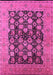 Oriental Pink Industrial Rug, urb1757pnk