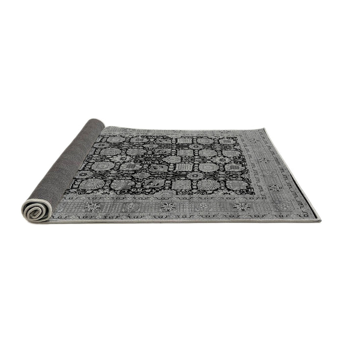 Sideview of Oriental Gray Industrial Rug, urb1757gry